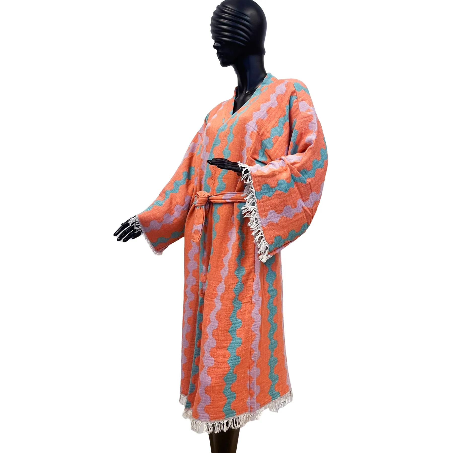 Turkish Towel Kimono Bathrobe