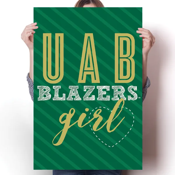 UAB Blazers Girl Poster