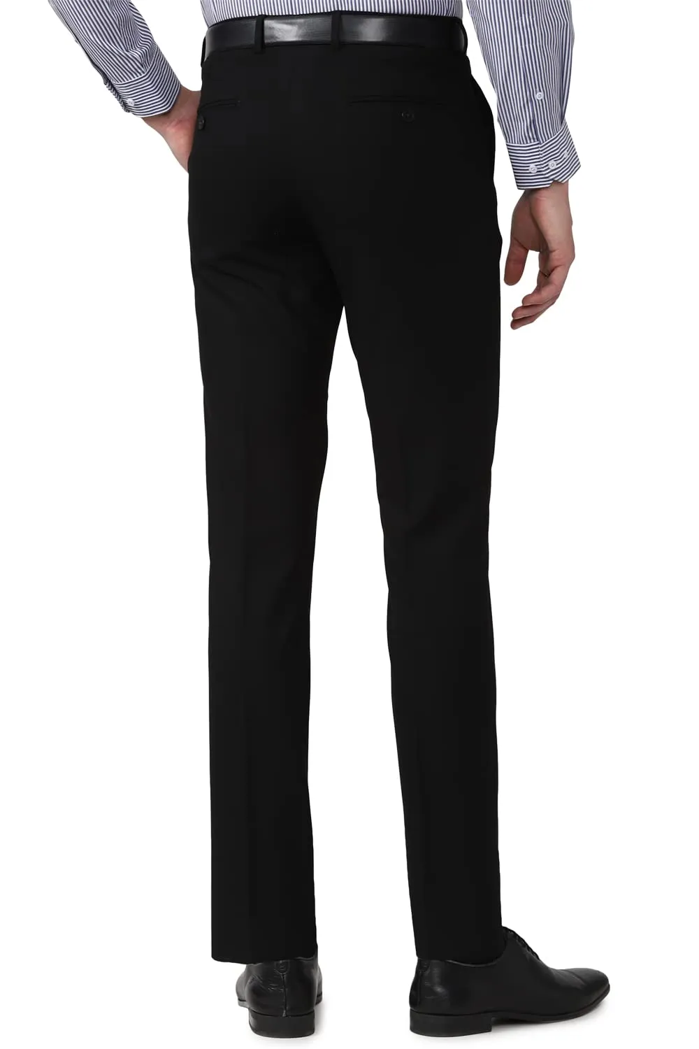 Van Heusen Men's Slim Pants (VHTFTSLBD66038_Black_34)